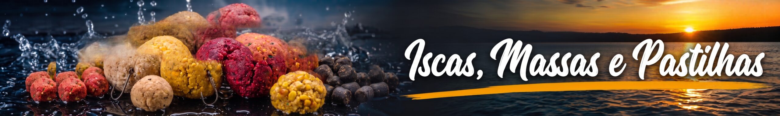 Iscas, massas e pastilhas